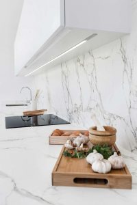 Muebles de cocina con tiradores ocultos