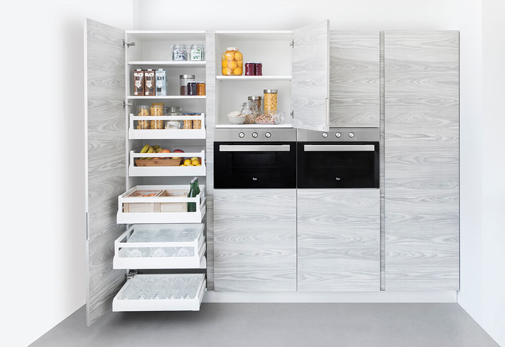 Cocinas gris y blanco archivos – cocinas vitoria muebles de ... Imagenes de cocinas gris y blanca