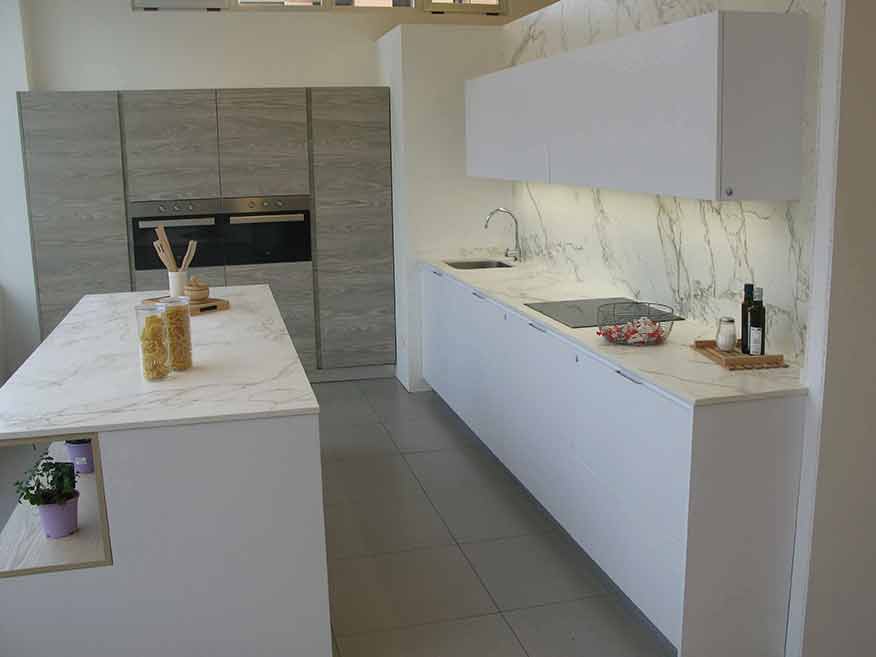 Isla de cocina en Dekton Entzo