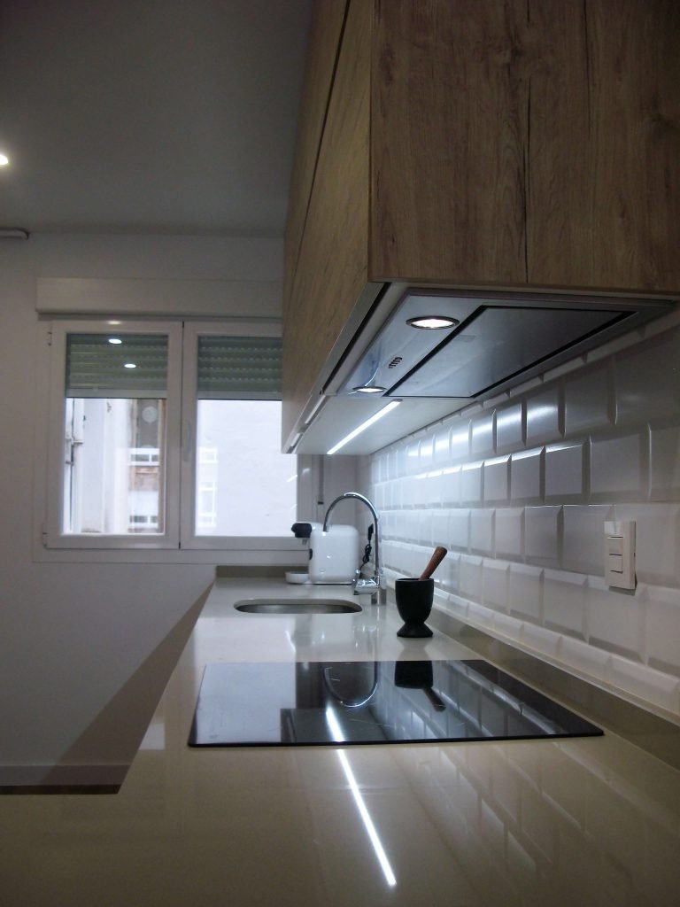 Cocina con península